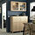 BESTÅ - storage combination w doors/drawers, white stained oak effect/Hanviken/Stubbarp white stained oak eff clear glass | IKEA Taiwan Online - PE823535_S1