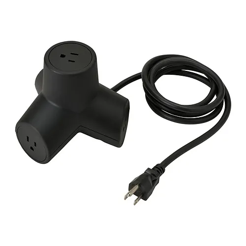 HORNFELS - extension cord, dark grey, 1.8 m | IKEA Taiwan Online - PE936571_S4