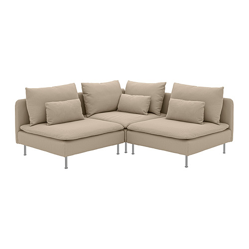 SÖDERHAMN corner sofa, 3-seat