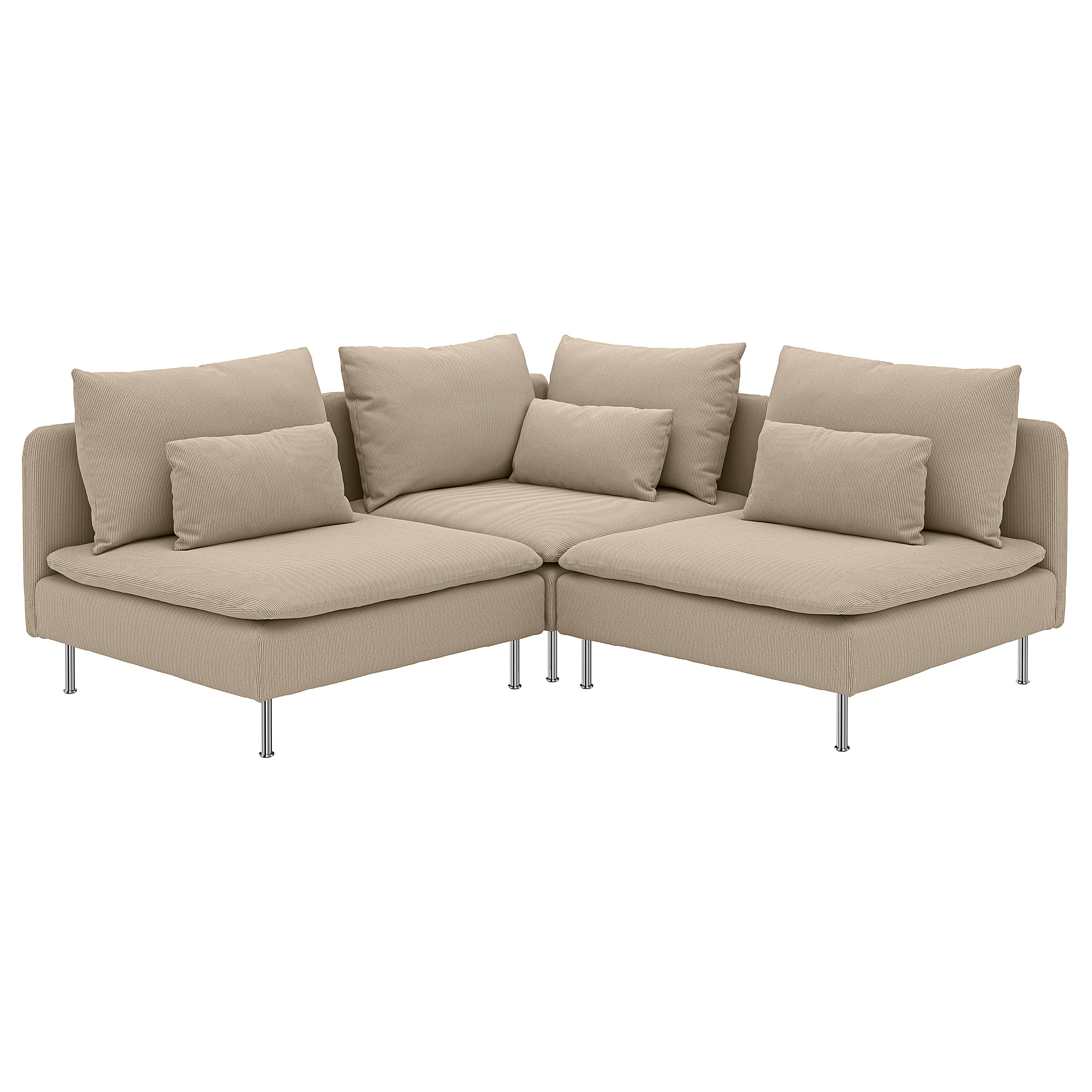 SÖDERHAMN corner sofa, 3-seat