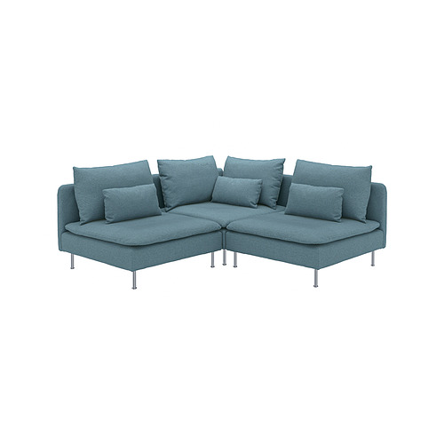 SÖDERHAMN corner sofa, 3-seat