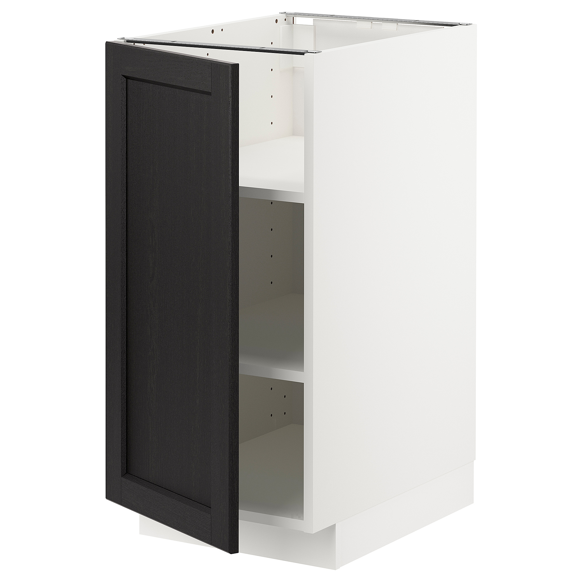 METOD base cabinet with shelves