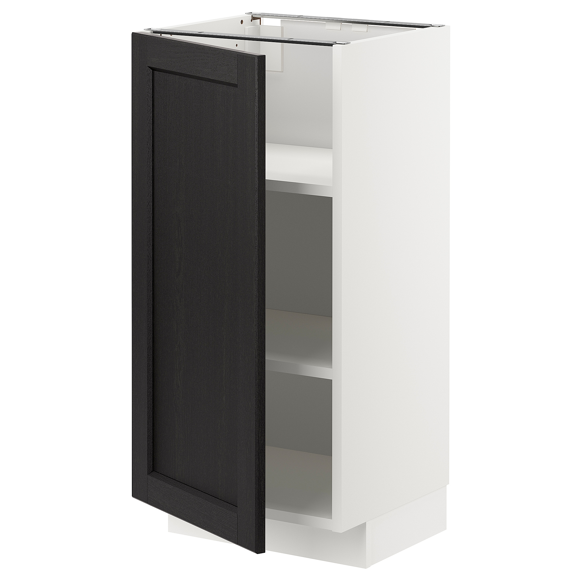 METOD base cabinet with shelves