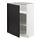 METOD - base cabinet with shelves, white/Lerhyttan black stained | IKEA Taiwan Online - PE678166_S1