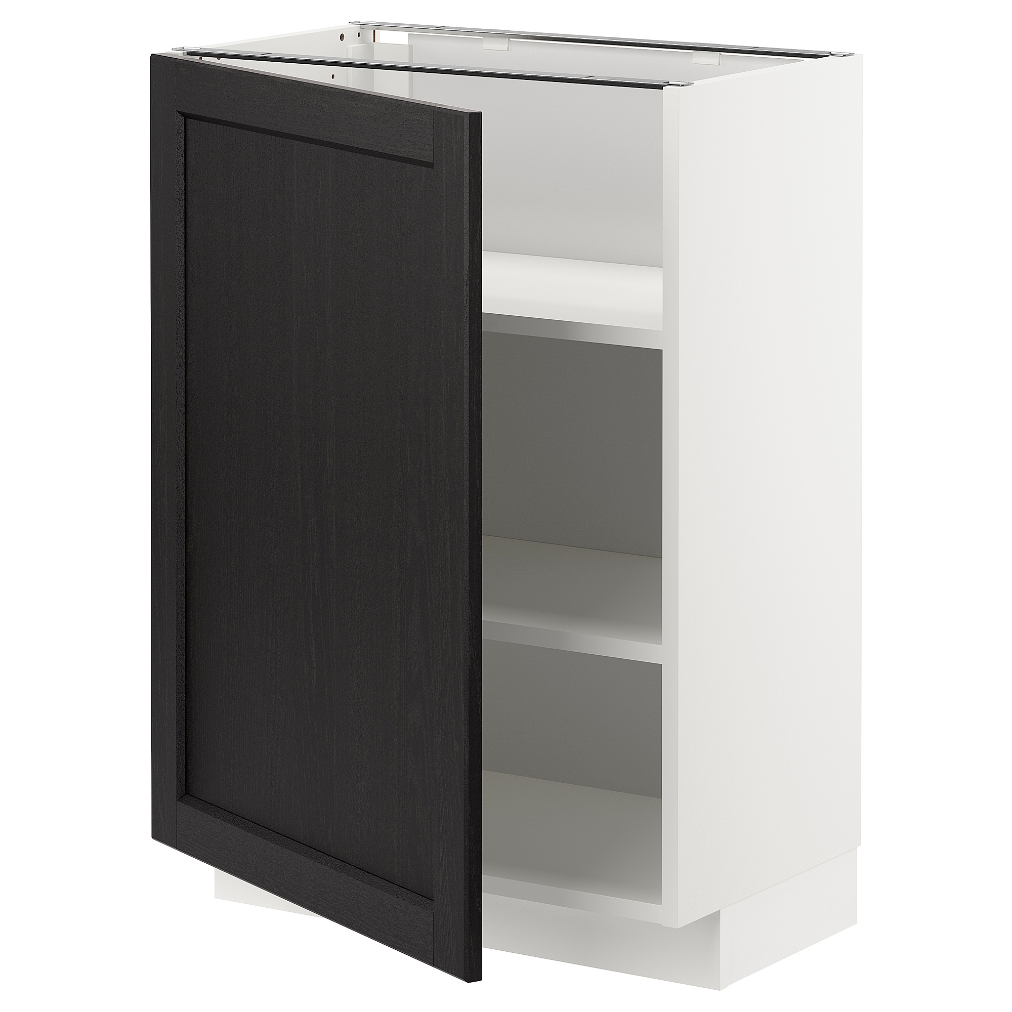 METOD base cabinet with shelves