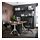 GALANT - 附輪腳抽屜櫃, 黑色/實木貼皮 梣木 | IKEA 線上購物 - PH163015_S1