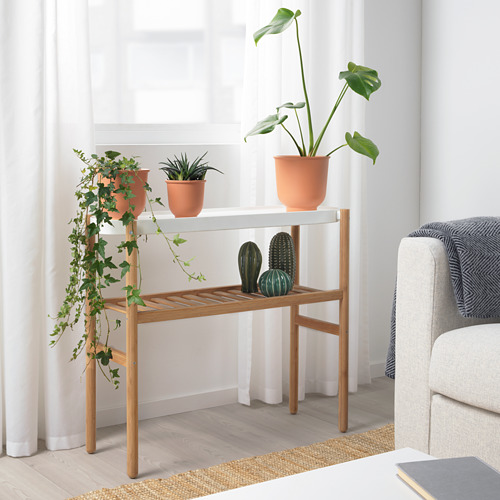 SATSUMAS - 盆栽架, 竹/白色 | IKEA 線上購物 - PE718087_S4