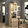 BESTÅ - storage combination w glass doors, white stained oak effect/Lappviken white stained oak eff clear glass | IKEA Taiwan Online - PE823572_S1