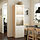BESTÅ - storage combination w glass doors, white stained oak effect/Selsviken high-gloss/white frosted glass | IKEA Taiwan Online - PE823584_S1