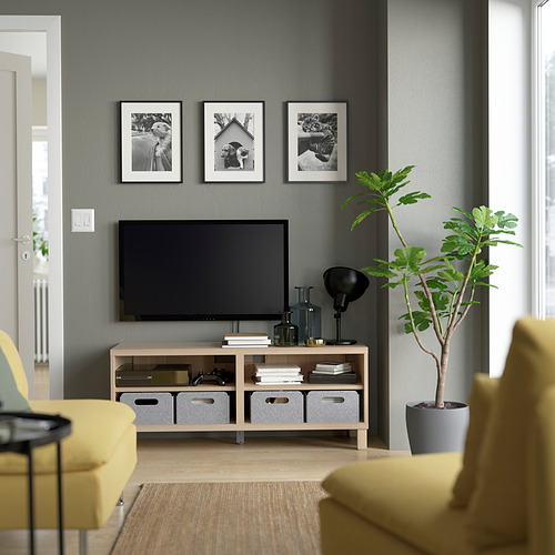 BESTÅ - 電視櫃, 染白橡木紋 | IKEA 線上購物 - PE823611_S4