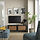 BESTÅ - TV bench with doors, black-brown/Studsviken/Stubbarp dark brown | IKEA Taiwan Online - PE823694_S1