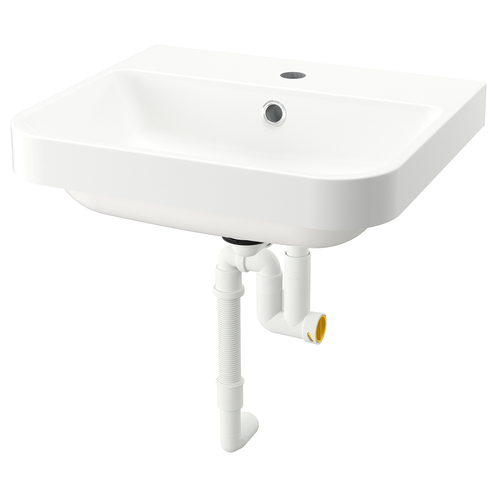 BACKSJÖN semi-recessed wash-basin w watr trp