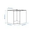 METOD corner base cabinet