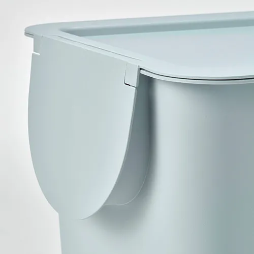 TRÖSKNING bin with lid