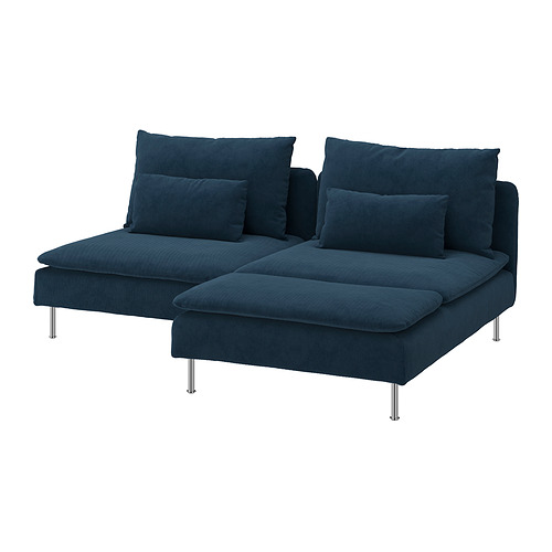 SÖDERHAMN 2-seat sofa with chaise longue