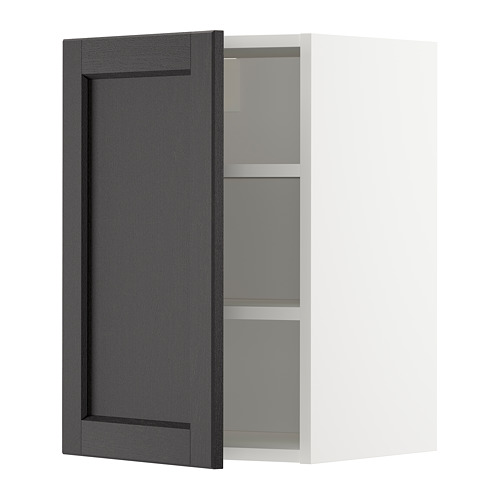 METOD wall cabinet with shelves