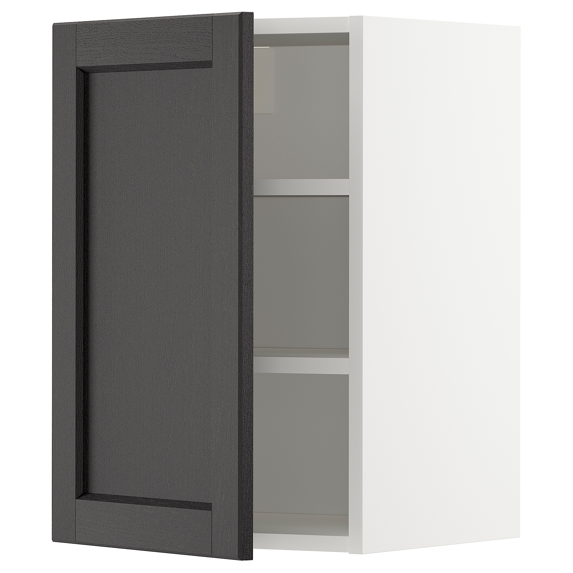 METOD wall cabinet with shelves