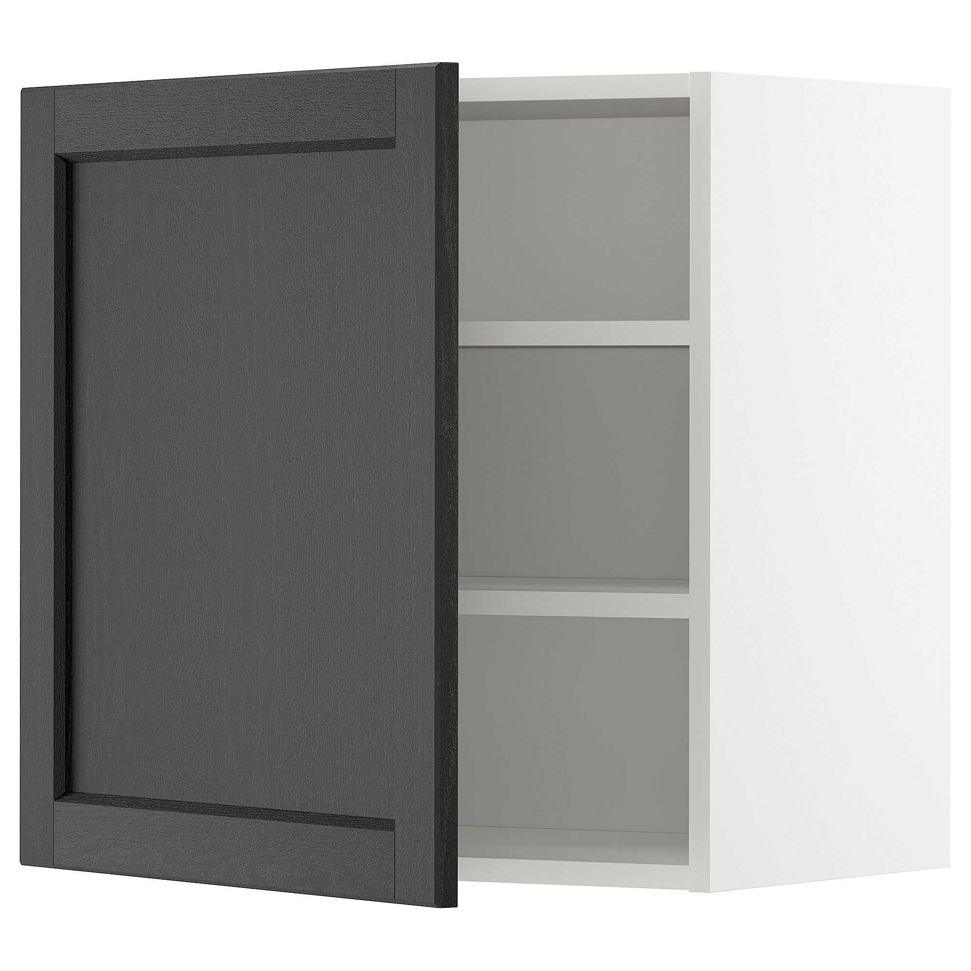 METOD wall cabinet with shelves