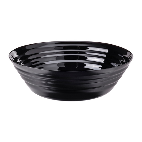 NÄTBARB - 沙拉碗, 黑色, 22 公分 | IKEA 線上購物 - PE904675_S4