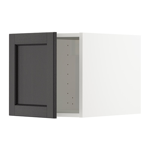 METOD - top cabinet, white/Lerhyttan black stained | IKEA Taiwan Online - PE678262_S4