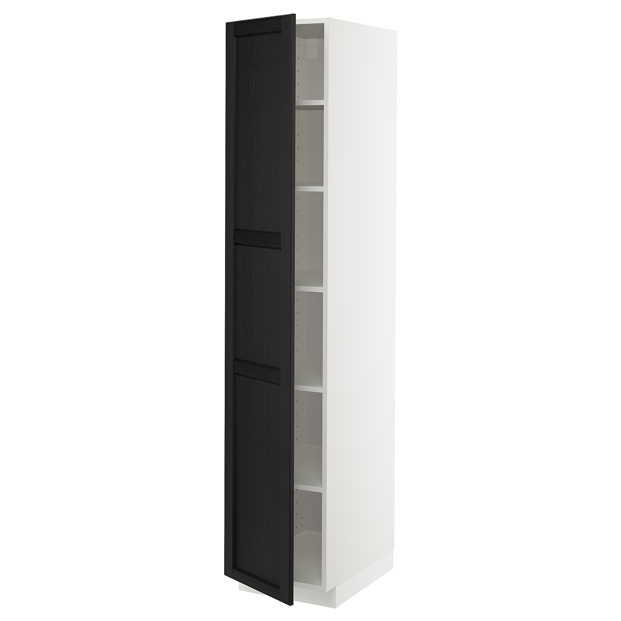 METOD high cabinet with shelves