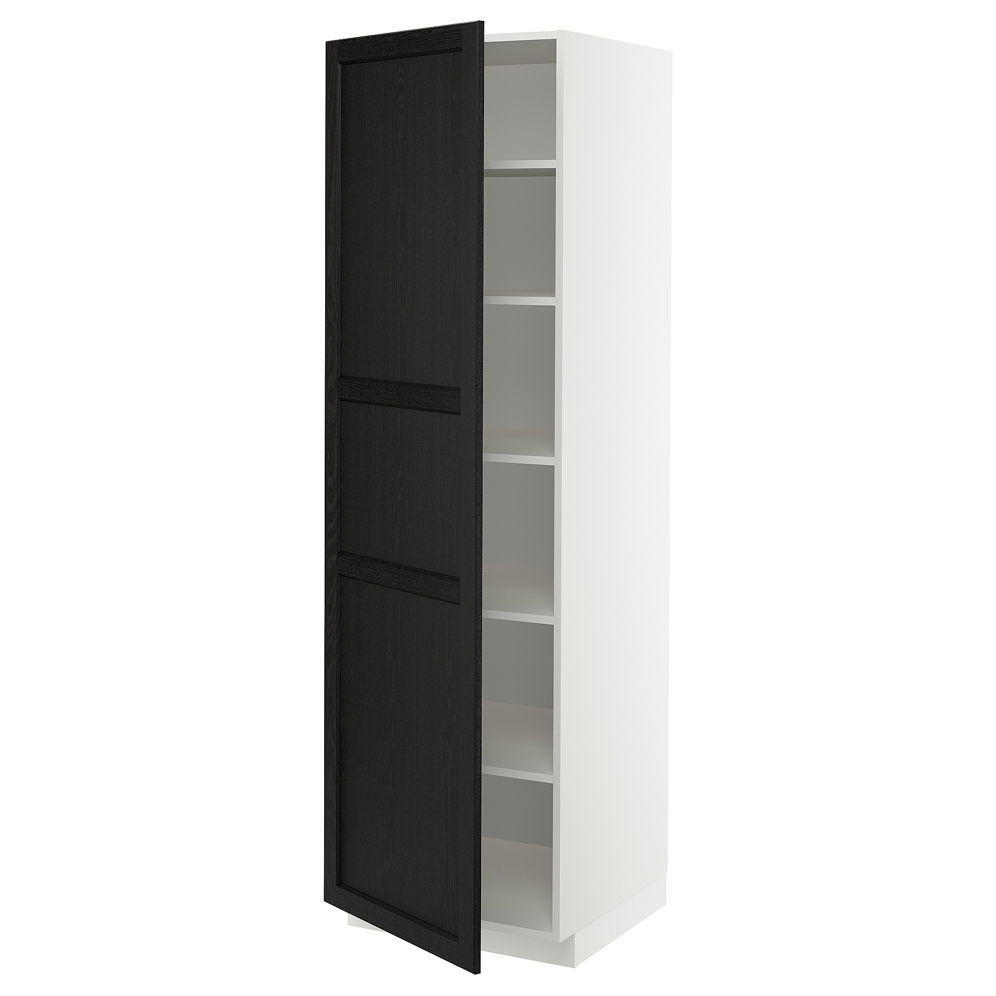 METOD high cabinet with shelves