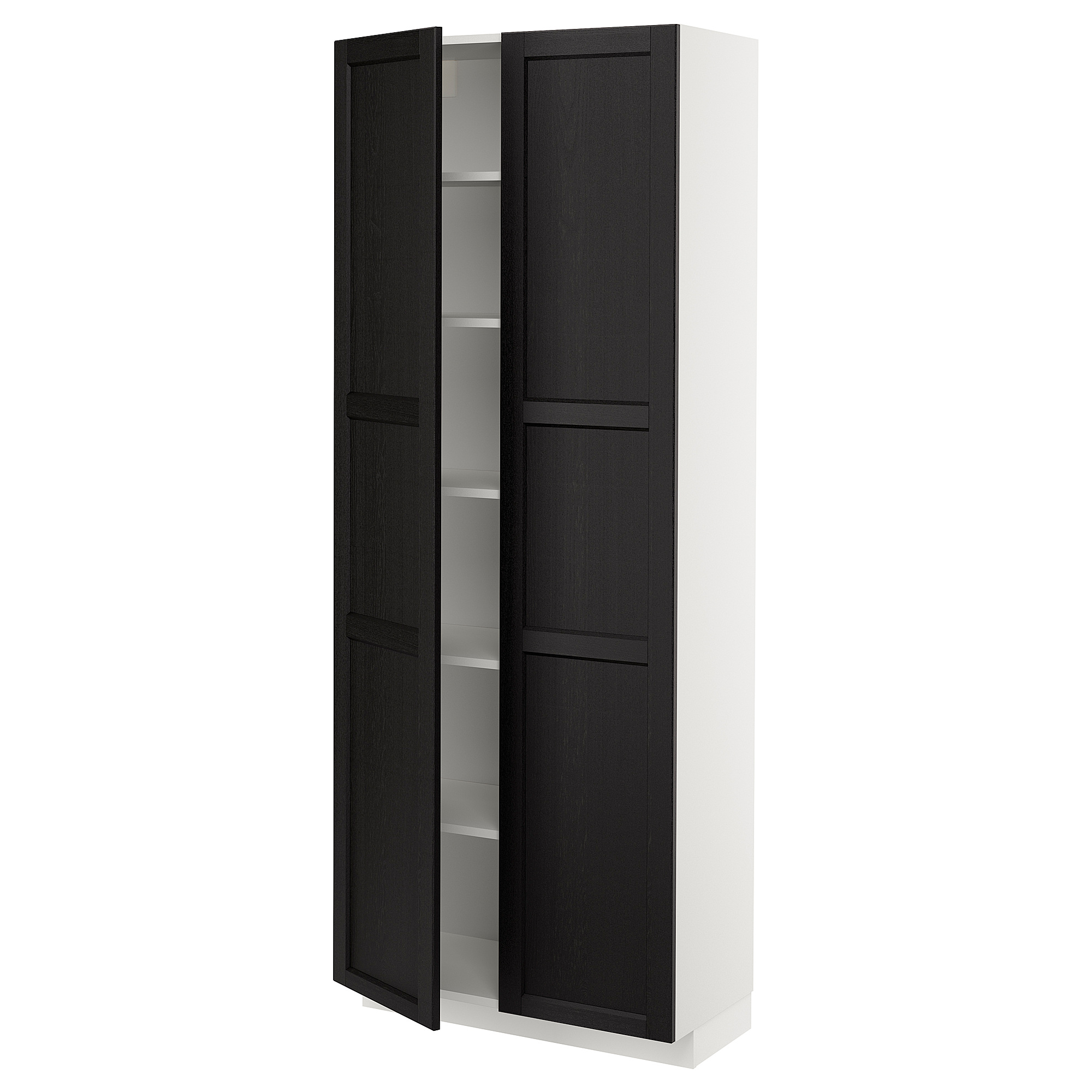 METOD high cabinet with shelves