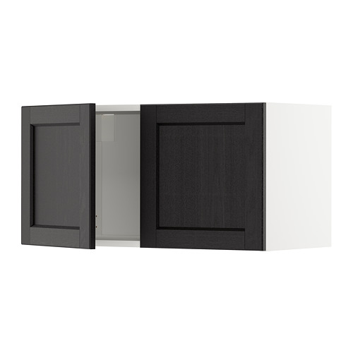 METOD wall cabinet with 2 doors