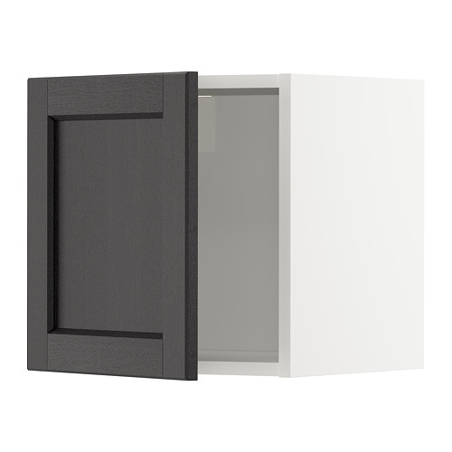 METOD - wall cabinet, white/Lerhyttan black stained | IKEA Taiwan Online - PE678271_S4
