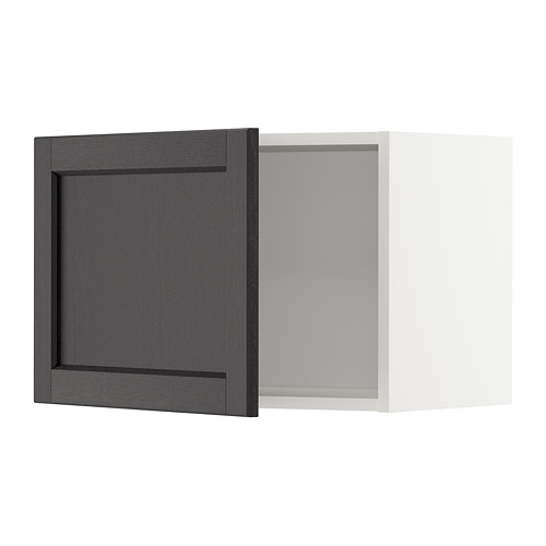 METOD - wall cabinet, white/Lerhyttan black stained | IKEA Taiwan Online - PE678272_S4