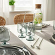 LUFTTÄT 5-pc drink strw/spoon set w clng br