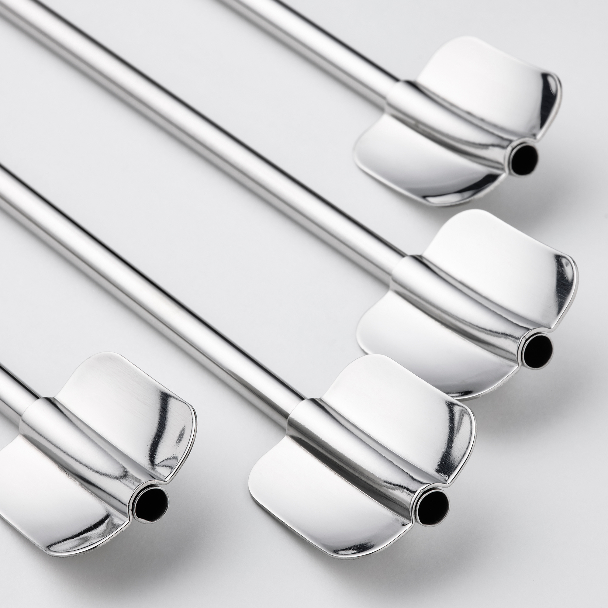 LUFTTÄT 5-pc drink strw/spoon set w clng br