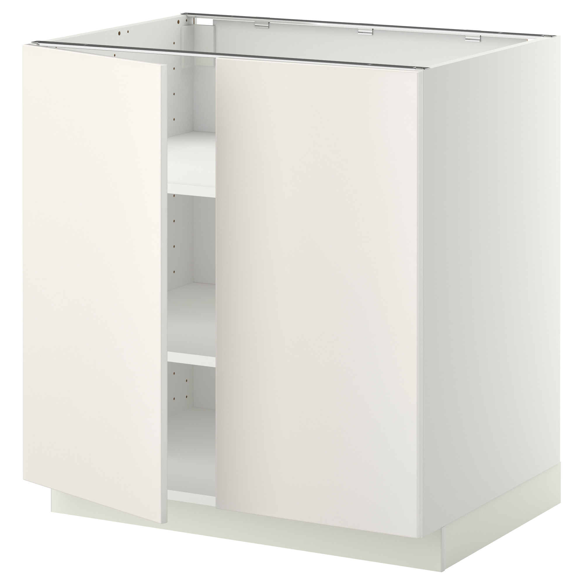 METOD base cabinet with shelves/2 doors