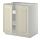 METOD - base cabinet with shelves/2 doors, white/Bodbyn off-white | IKEA Taiwan Online - PE357182_S1
