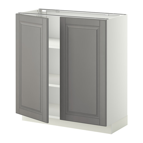 METOD base cabinet with shelves/2 doors