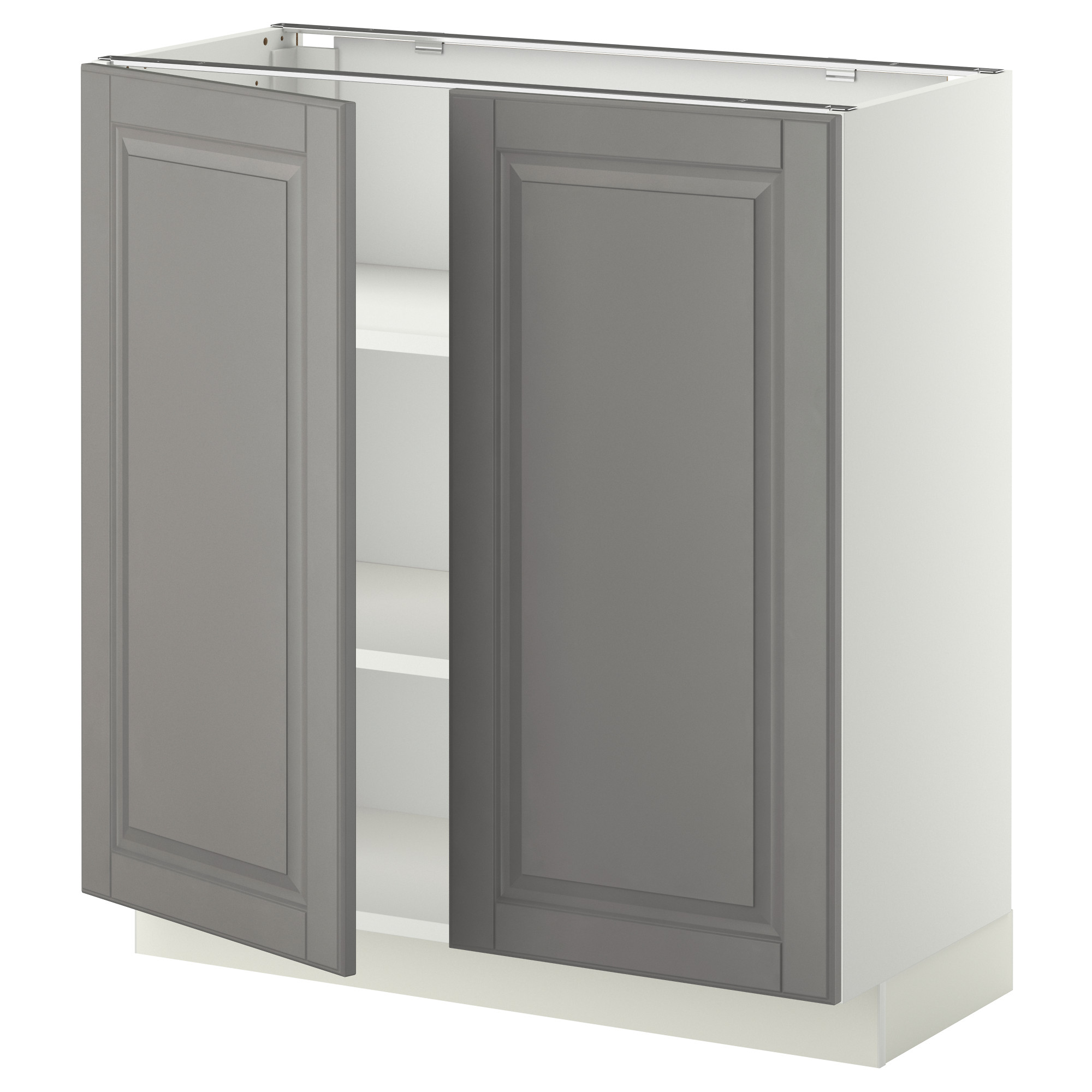 METOD base cabinet with shelves/2 doors