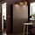 BESTÅ - storage combination with doors, black-brown Björköviken/brown stained oak veneer | IKEA Taiwan Online - PE823947_S1
