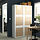 BESTÅ - storage combination with doors, white Studsviken/white woven poplar | IKEA Taiwan Online - PE823957_S1