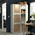 BESTÅ - storage combination with doors, white Studsviken/white woven poplar | IKEA Taiwan Online - PE823958_S1