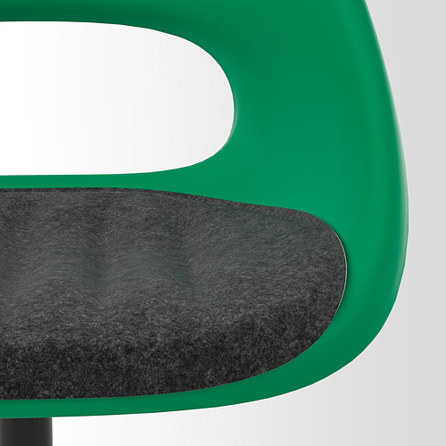 ELDBERGET/MALSKÄR swivel chair with pad