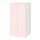SMÅSTAD/PLATSA - wardrobe, white pale pink/with 3 shelves | IKEA Taiwan Online - PE866007_S1