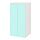 SMÅSTAD/PLATSA - wardrobe, white pale turquoise/with 3 shelves | IKEA Taiwan Online - PE866013_S1