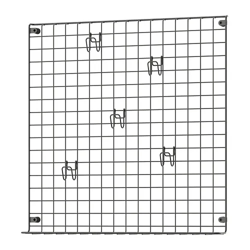 GREJIG - wall grid with rail, grey, 58x59 cm | IKEA Taiwan Online - E1006840_S4