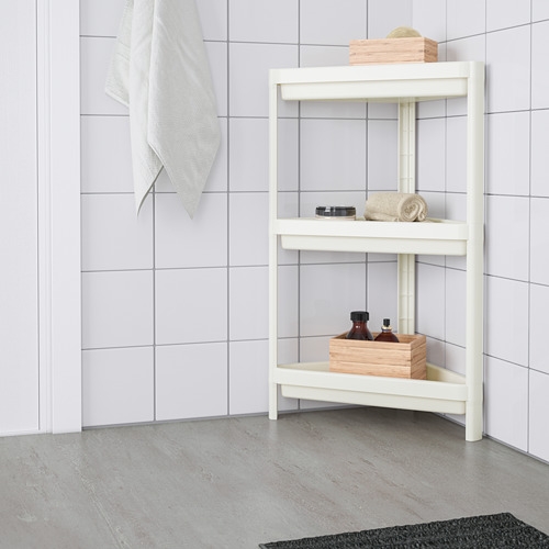 VESKEN corner shelf unit