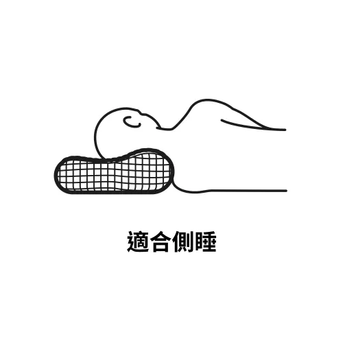 ROSENSKÄRM 人體工學枕 側睡/仰睡
