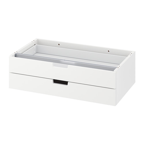 NORDLI - 抽屜櫃/2抽, 白色 | IKEA 線上購物 - 10471622_S4