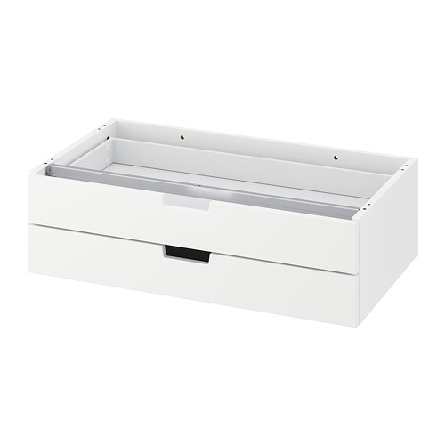 NORDLI modular chest of 2 drawers