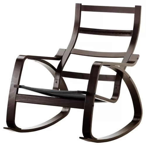POÄNG - rocking-chair frame, black-brown | IKEA Taiwan Online - 90486078_S4