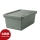 SOCKERBIT - storage box with lid, grey-green | IKEA Taiwan Online - 40514069_S1
