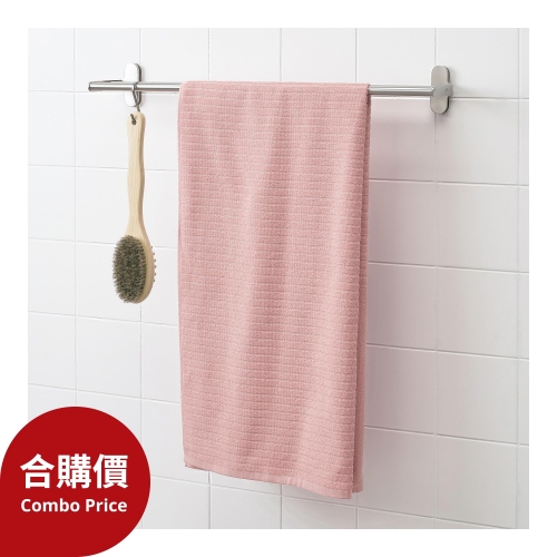 VÅGSJÖN - bath towel, light pink | IKEA Taiwan Online - 40488008_S4